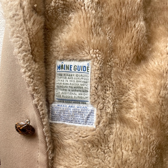 Vintage Maine Guide Faux Fur-Lined Congress Winter Jacket, Size 42 - Picture 5 of 5